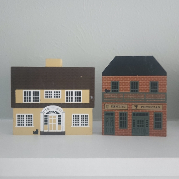 Vintage The Cats Meow Series V Mini Houses- Bundle Of 10 - Picture 2 of 6